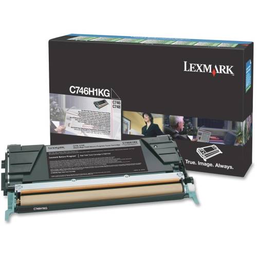 Lexmark lexmark c746h1kg black toner