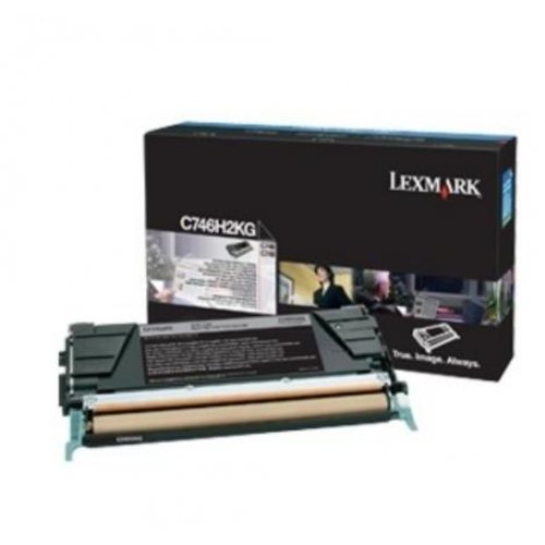 Lexmark lexmark c746h3kg black toner