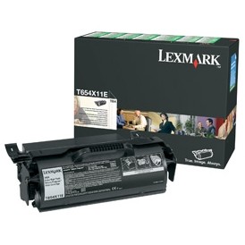 Lexmark lexmark t654x11e black toner