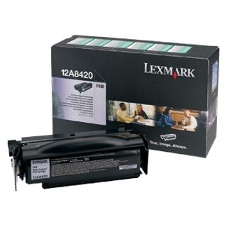 Lexmark lexmark toner 12a8420 black return