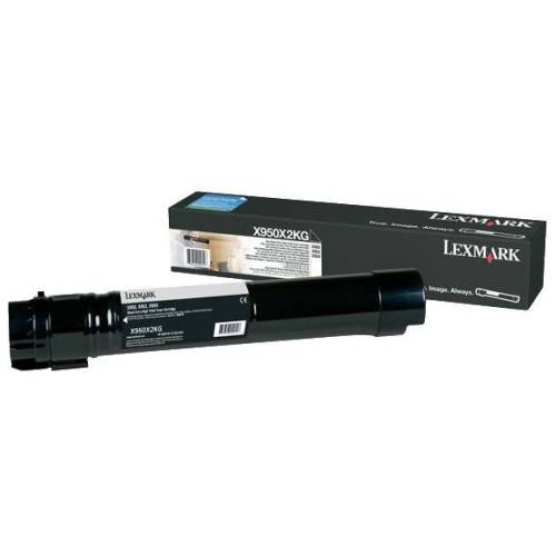 Lexmark lexmark toner x950x2kg black