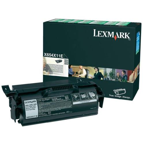 Lexmark lexmark x654x11e black toner