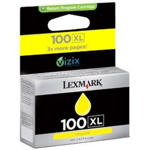 Lexmark tus imprimanta lexmark no 100xl galben| 600pgs | series s/ series pro