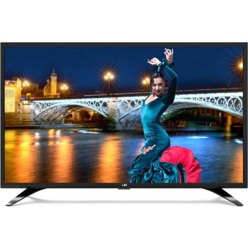 Lin televizor lin 32d1700 led 81 cm, hd ready linux , youtube , hdr , smart , wifi, a+, negru