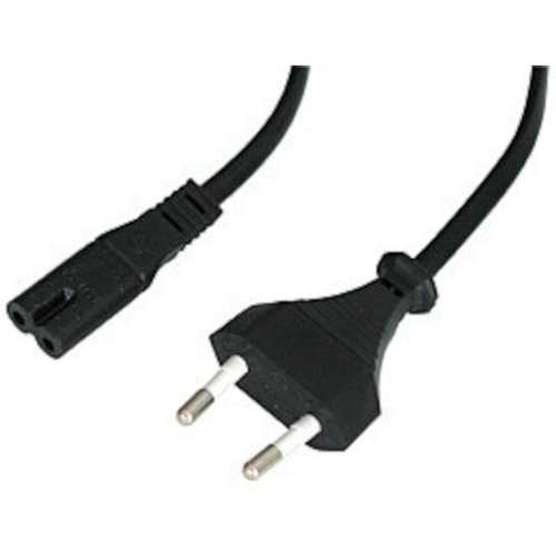 Lindy cablu componente lindy europlug 2 pin male - iec 320 c7 female, 5m, negru