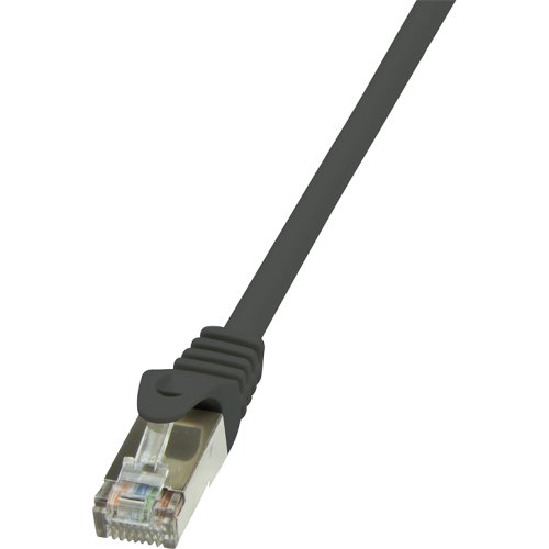 Logilink cablu f/utp logilink cp2053s, patchcord, cat.6, 2m , negru