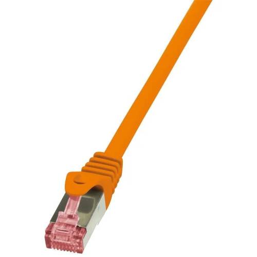 Logilink cablu patchcord cat.6 s/ftp pimf primeline 3,00m, portocaliu