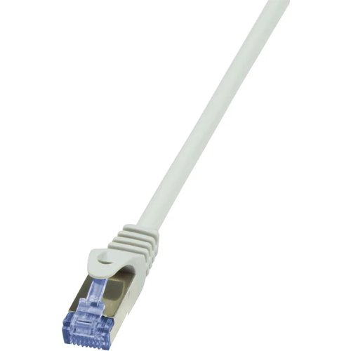 Logilink logilink cq4012s logilink - patch cable cat.6a, made from cat.7, 600 mhz, s/ftp pimf raw, 0,25m