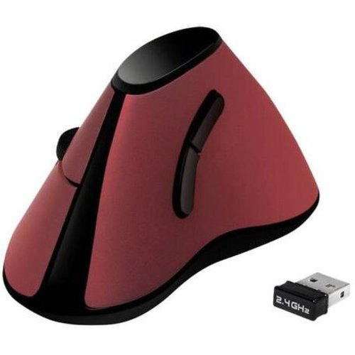 Logilink mouse ergonomic logilink id0159, wireless, rosu