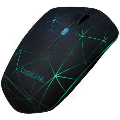 Logilink mouse wireless logilink id0172, 1600dpi, optic, negru
