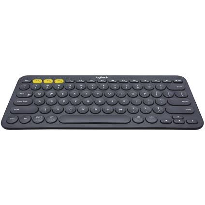 Logitech logitech bluetooth keyboard k380 multi-device - intnl - us international layout - dark grey