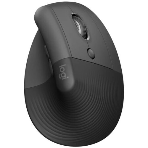 Logitech mouse logitech lift vertical ergonomic, graphite / black