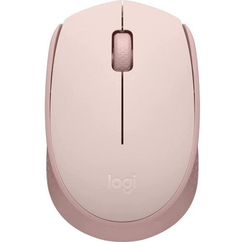 Logitech mouse wireless logitech m171, usb, 1000 dpi, roz