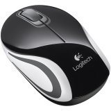 Logitech mouse wireless logitech m187, usb, negru