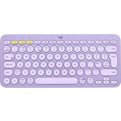 Logitech tastatura wireless logitech k380, bluetooth, layout us, violet