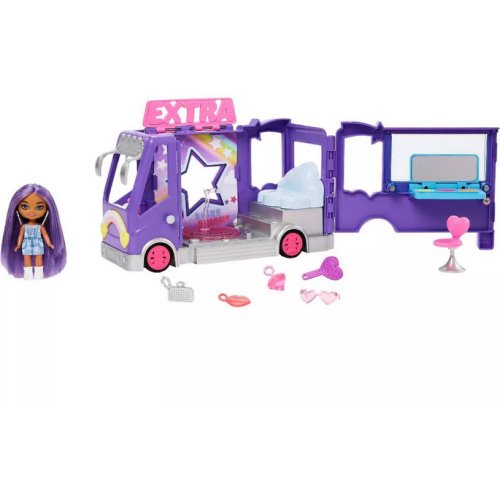 Mattel set de joaca barbie extra concert minibus plus mini minis doll
