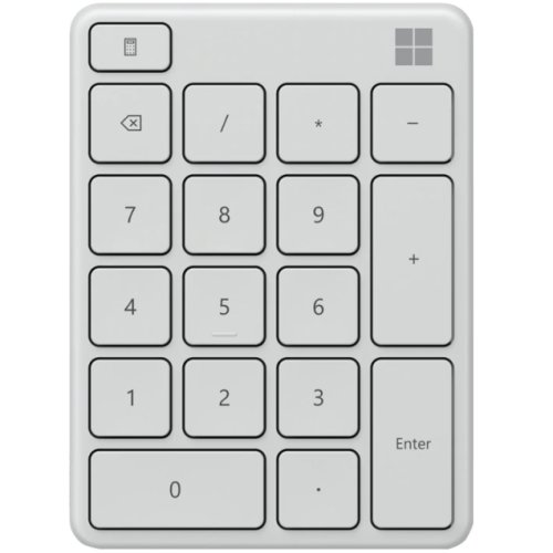 Microsoft keypad numeric microsoft number pad, glacier