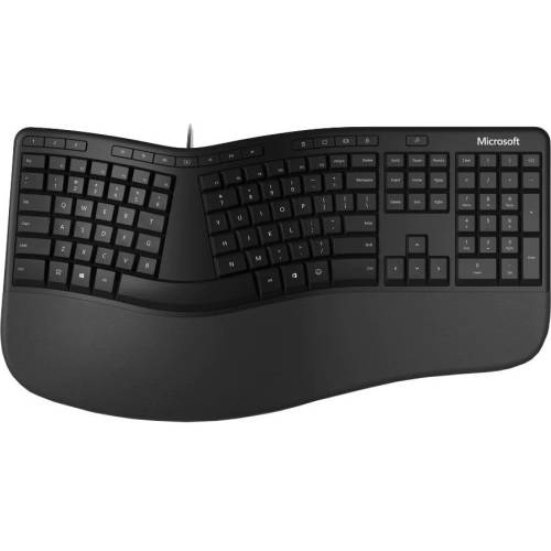Microsoft lxm-tastatura ergonomica microsoft, negru