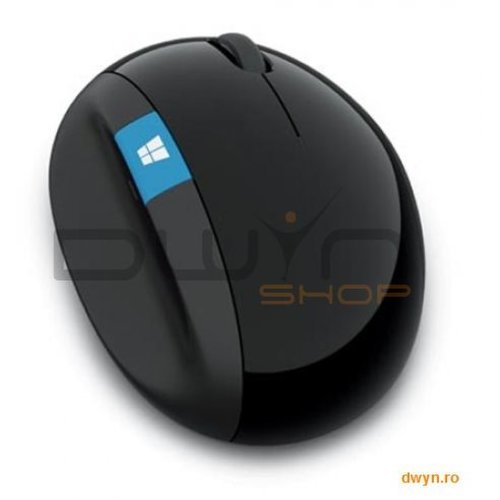 Microsoft mouse microsoft sculpt ergonomic, wireless, win7/win8, negru, l6v-00005