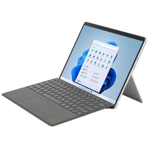 Microsoft tableta microsoft surface pro 8, procesor intel® core™ i5-1145g7, pixelsense 13, 16gb ram, 256gb ssd, 8mp, wi-fi, bluetooth, 4g, windows 10 pro, argintiu