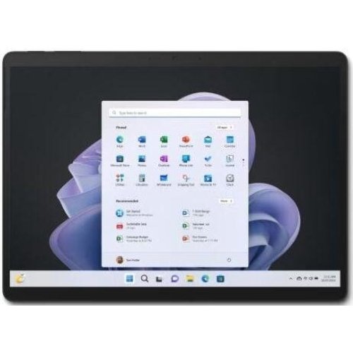 Microsoft tableta microsoft surface pro 9, intel core i5-1245u, 13 inch multi-touch, 16gb ram, 256gb ssd, 10mp, wi-fi, bluetooth, windows 10 pro, negru