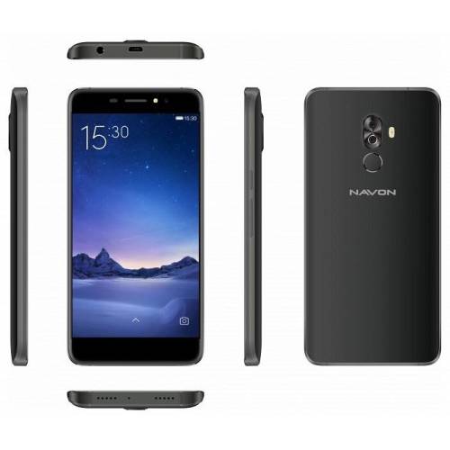 Navon telefon navon infinity 16gb dual sim, black (android)