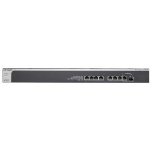 Netgear 8 x 10-gigabit copper prosafe plus switch with eight 10ge copper ports and one combo 10ge fiber sfp+ port