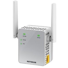 Netgear netgear ac750 wifi range extender - 802.11n/ac, 1pt, wall-plug ext. ant (ex3700)