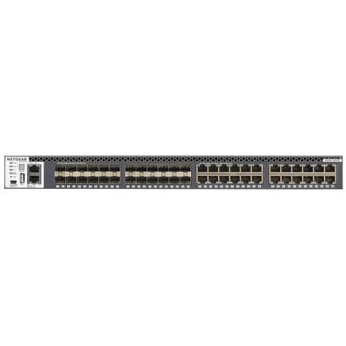 Netgear netgear m4300-24x24f managed switch stackable 24x10g and 24xsfp+ (xsm4348s)