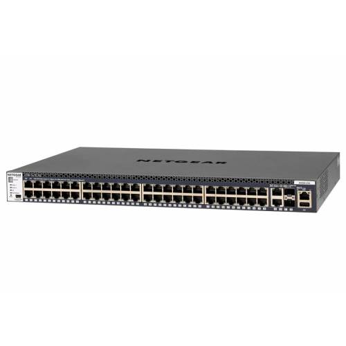 Netgear netgear m4300-52g managed switch 48x1g stackable 2x1g 2xsfp+ (gsm4352s)