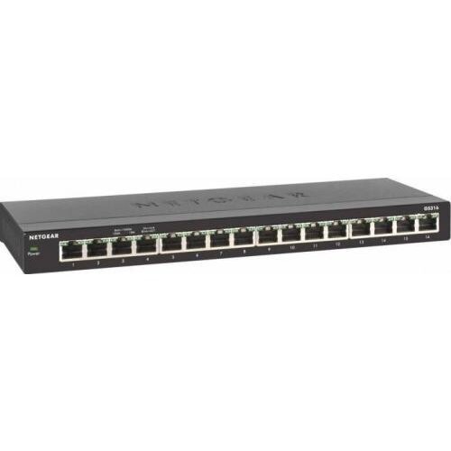 Netgear switch netgear gs316ep-100pes, 16 porturi