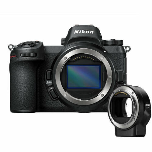 Nikon aparat foto mirrorless nikon z6, full-frame, 24.5 mp, 4k, wi-fi, body + adaptor ftz