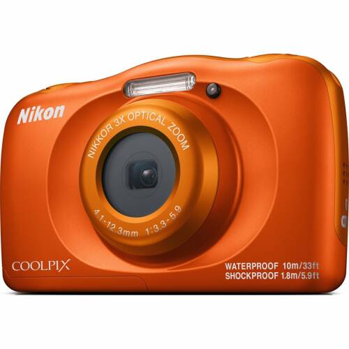 Nikon aparat foto nikon coolpix w150, portocaliu + rucsac