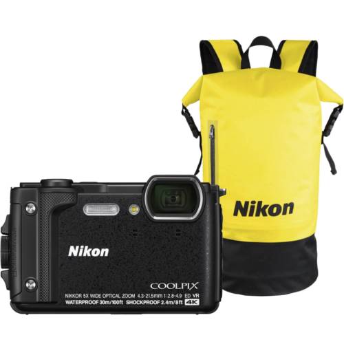 Nikon aparat foto nikon coolpix w300 holiday kit, negru
