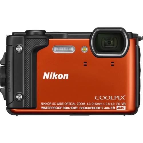 Nikon aparat foto nikon coolpix w300 holiday kit, portocaliu