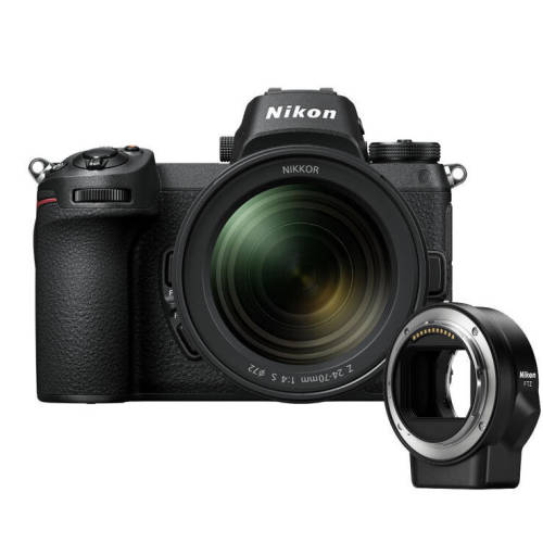 Nikon aparat foto nikon z6 (obiectiv 24-70mm) + adaptor ftz