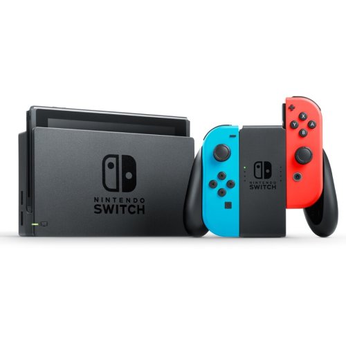 Nintendo consola nintendo switch (joy-con neon rosu/albastru)