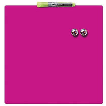 Nobo tablă mesaje nobo quartet 36x36 cm, magnetică, roz