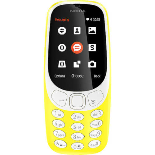 Nokia 3310 ds yellow 2g/2.4/16mb/2mp/1200mah
