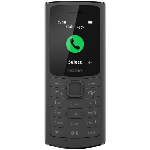Nokia telefon mobil nokia 110 4g, dual sim, black