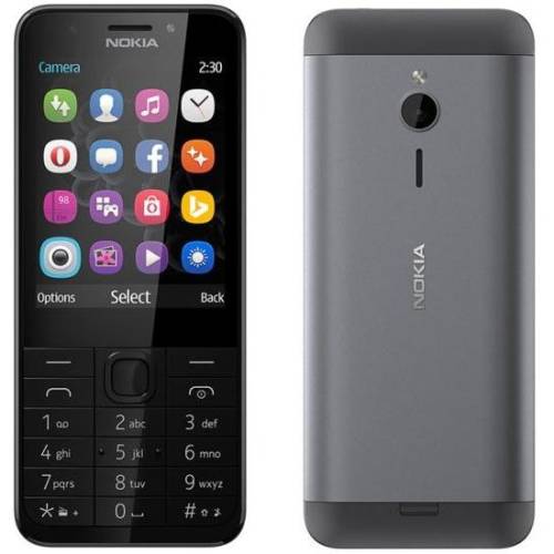 Nokia telefon nokia 230 dual sim silver
