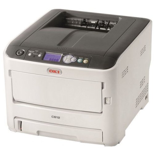 Oki imprimanta, oki, c612dn, a4, tehnologie led color, duplex, network printer, alb