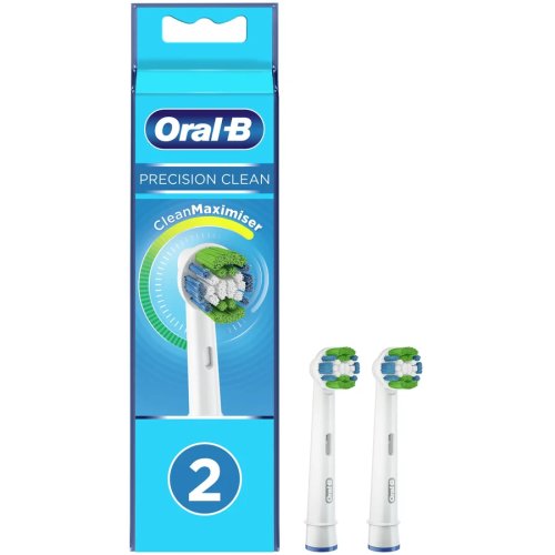 Oral-b cap de schimb oral-b eb20-2 precision clean, 2 buc, alb