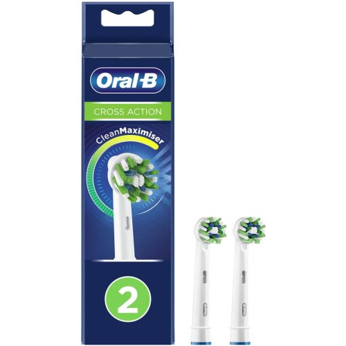 Oral-b cap de schimb oral-b eb50-2 cross action, 2 buc, alb