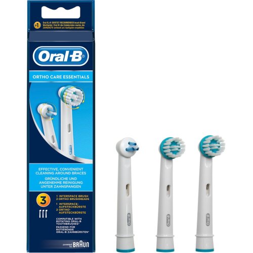 Oral-b oral-b od17 cap de periuta de dinți ortho care essentials, 3 buc