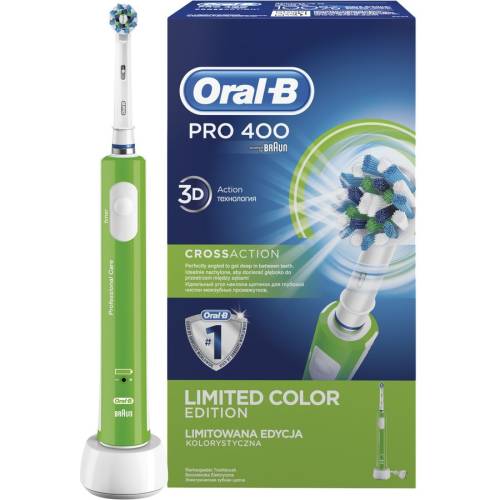 Oral-b perie de dinţi electrică oral-b pro 400 d16.513, verde