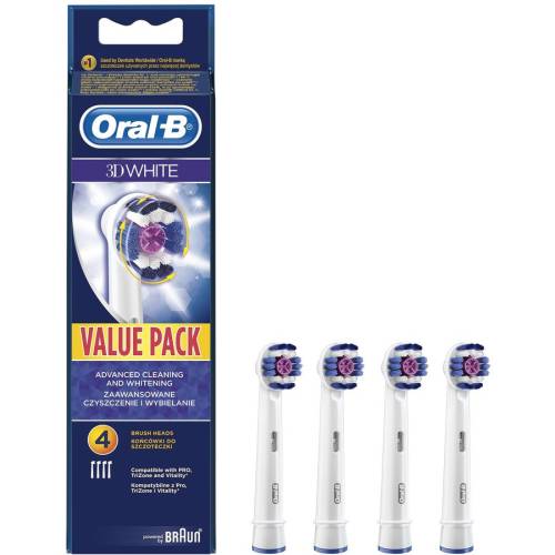 Oral-b rezerva periuta electrica oral-b 3d white eb18-4, 4 buc