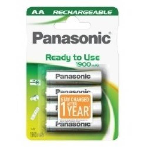Panasonic pachet acumulator panasonic evolta rechargeable 2050mah aa cu 4 buc.