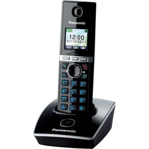 Panasonic panasonic telefon panasonic dect kx-tg8051fxb, caller id, lcd color, negru