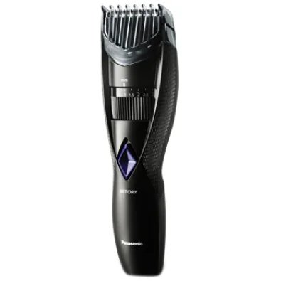 Panasonic trimmer pentru barba er-gb37-k503 panasonic, wet & dry, motor liniar, 0.5-10 mm, 20 setari, senzor inteligent, acumulator ni-mh, negru